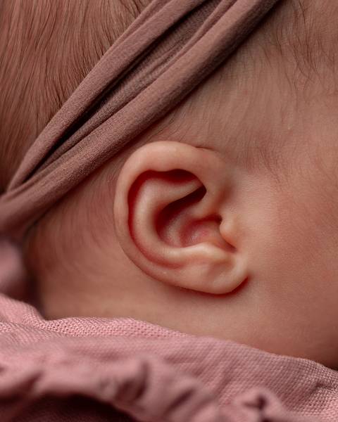 Ensaio de Acompanhamento de Rannah com 1 mês'