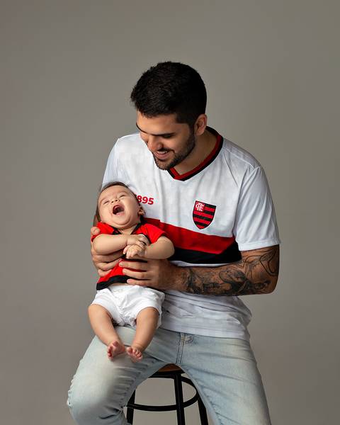 Ensaio de bebê em estúdio. Acompanhamento de 3 meses'