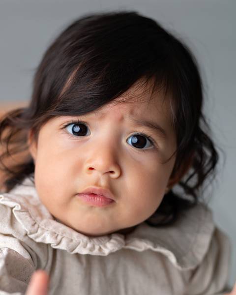 Acompanhamento mensal de bebê em estúdio'