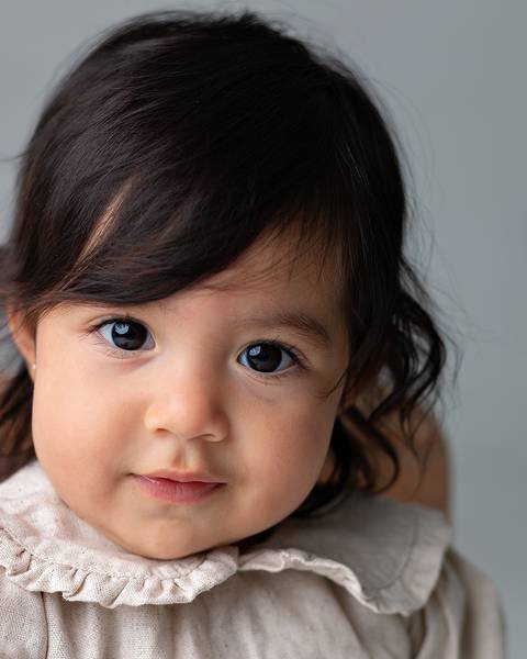 Acompanhamento mensal de bebê em estúdio'