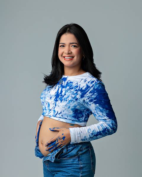 Ensaio de Revelação de Sexo em estúdio'