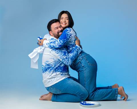 Ensaio de Revelação de Sexo em estúdio'