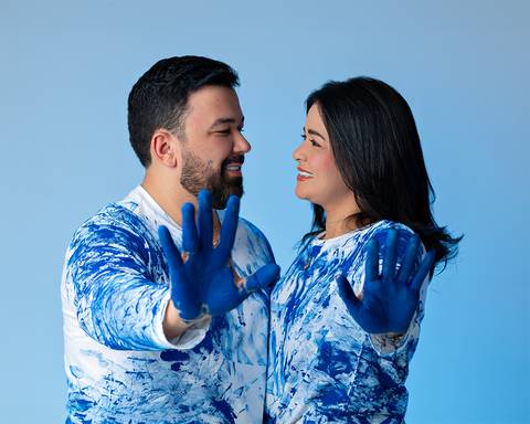 Ensaio de Revelação de Sexo em estúdio'