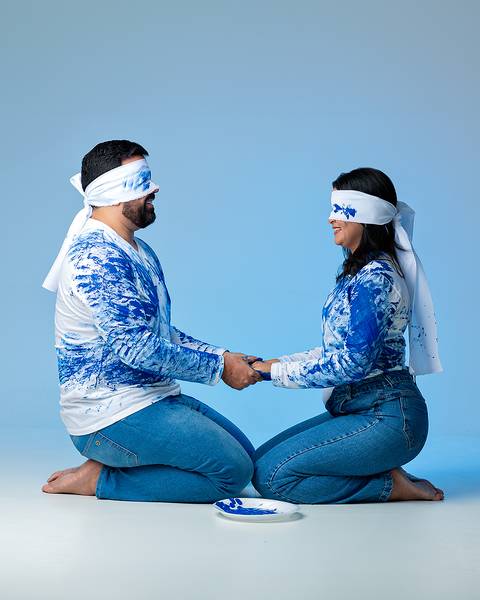 Ensaio de Revelação de Sexo em estúdio'