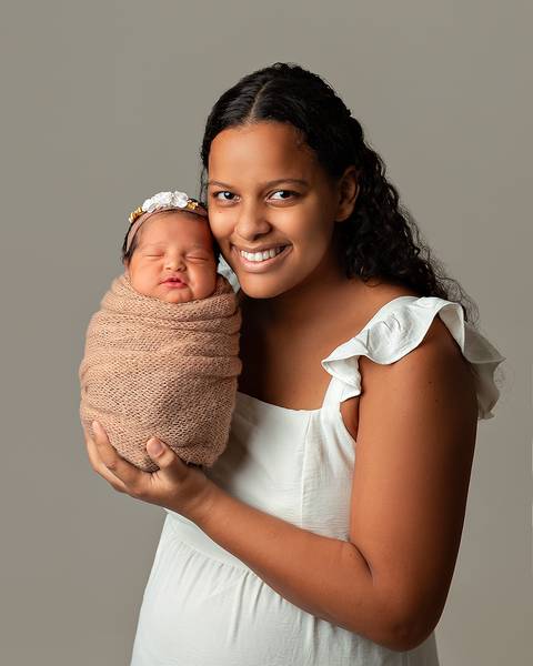 Ensaio Newborn aos 7 dias de vida. Estúdio Newborn em Natal/RN'