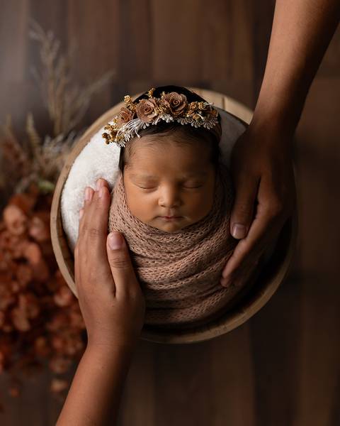 Ensaio Newborn aos 7 dias de vida. Estúdio Newborn em Natal/RN'