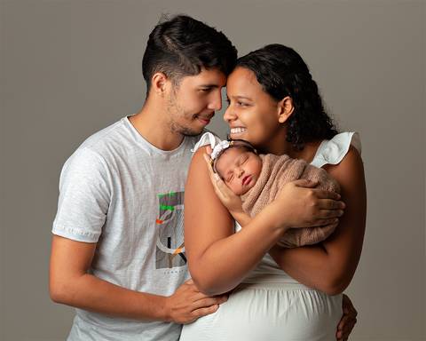 Ensaio Newborn aos 7 dias de vida. Estúdio Newborn em Natal/RN'