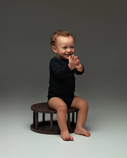 Ensaio de Acompanhamento Mensal do Bebê'