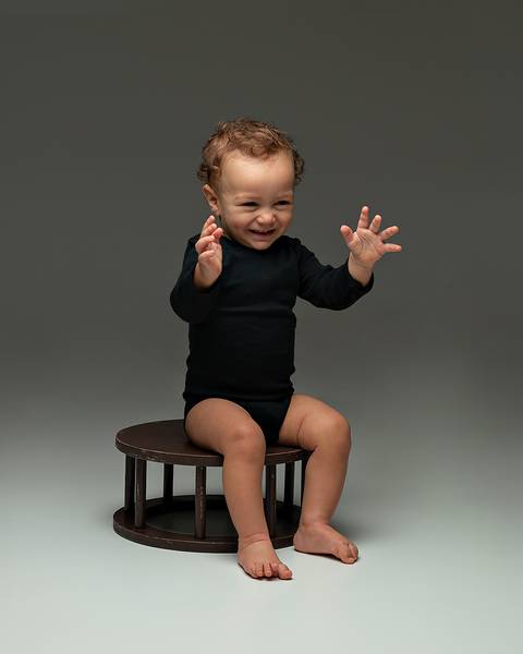 Ensaio de Acompanhamento Mensal do Bebê'