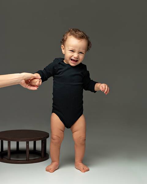 Ensaio de Acompanhamento Mensal do Bebê'