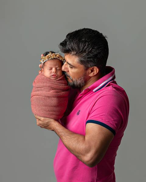 Ensaio Newborn em estúdio'