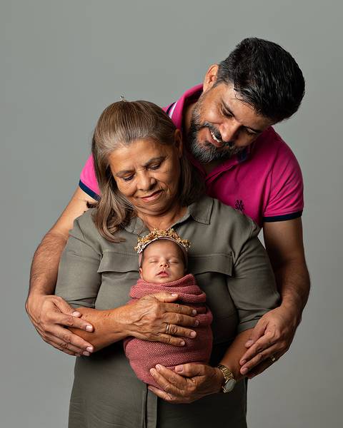 Ensaio Newborn em estúdio'