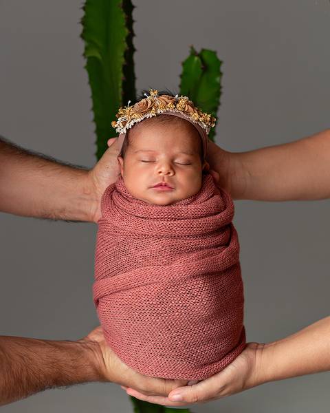 Ensaio Newborn em estúdio'