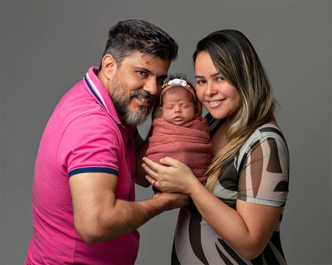 Ensaio Newborn em estúdio'
