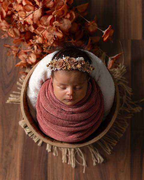 Ensaio Newborn em estúdio'