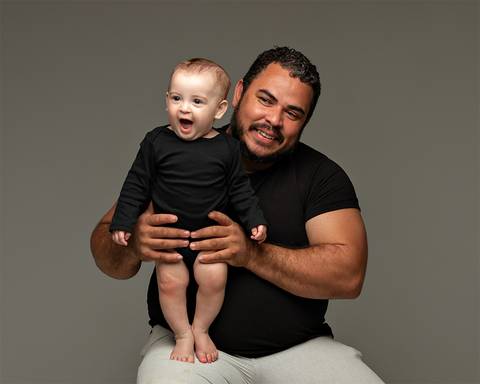 Ensaio de Dia dos Pais em estúdio'