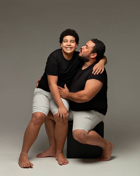 Ensaio de Dia dos Pais em estúdio'