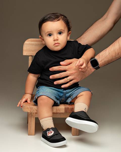 Ensaio de Dia dos Pais com bebê'