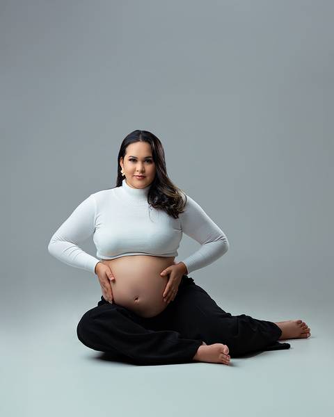 Ensaio de Gestante em estúdio em Natal'