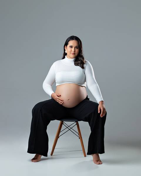 Ensaio de Gestante em estúdio em Natal'