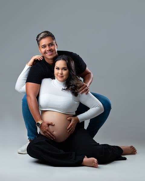 Ensaio de Gestante em estúdio em Natal'