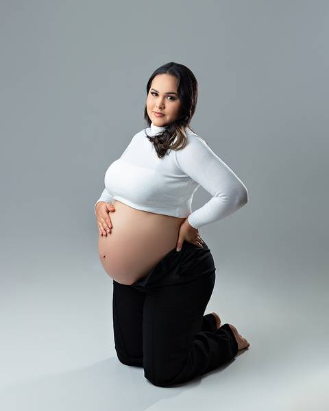 Ensaio de Gestante em estúdio em Natal'