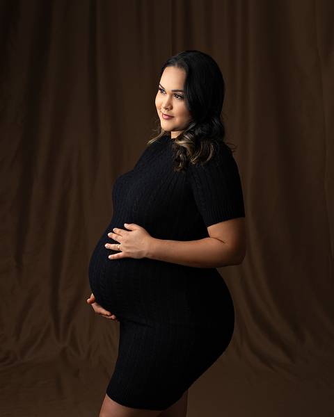 Ensaio de Gestante em estúdio em Natal'