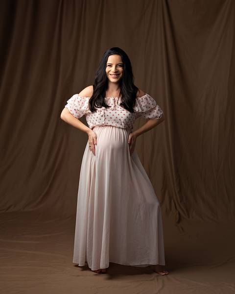Ensaio de Gestante em Estúdio. Chique e atemporal. Natal/RN'