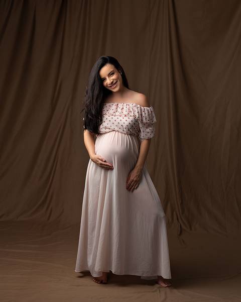 Ensaio de Gestante em Estúdio. Chique e atemporal. Natal/RN'