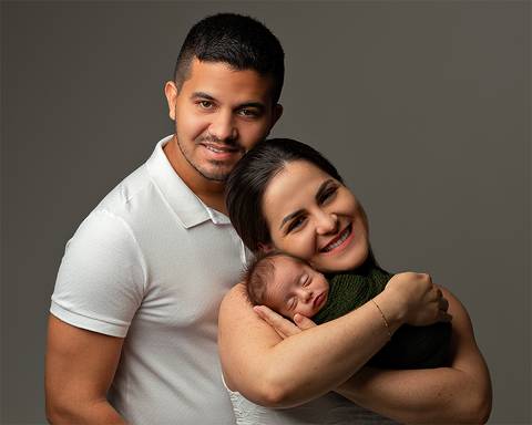 Ensaio Newborn em estúdio'