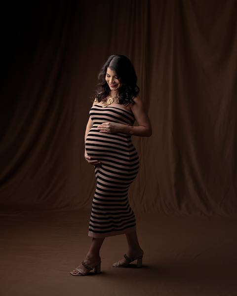 Ensaio Gestante em Estúdio'