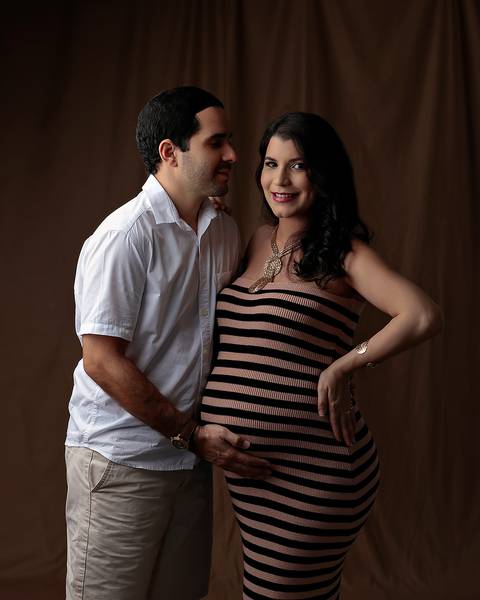 Ensaio Gestante em Estúdio'