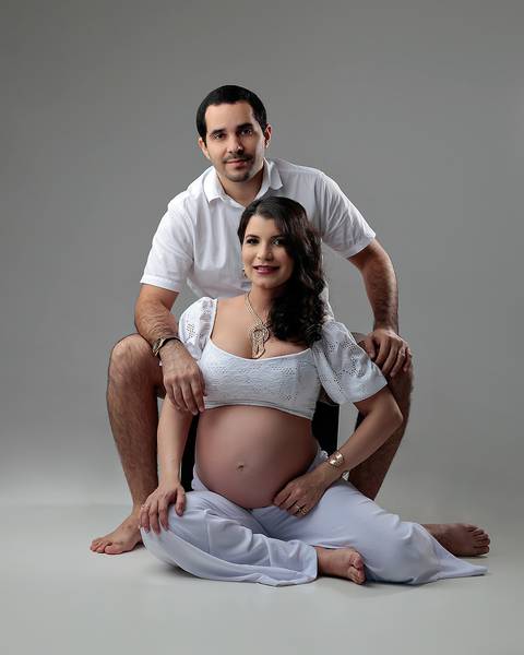 Ensaio Gestante em Estúdio'