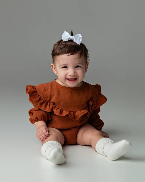 Ensaio de Acompanhamento do bebê em estúdio em natal/RN'