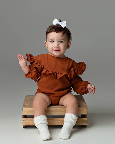 Ensaio de Acompanhamento do bebê em estúdio em natal/RN'