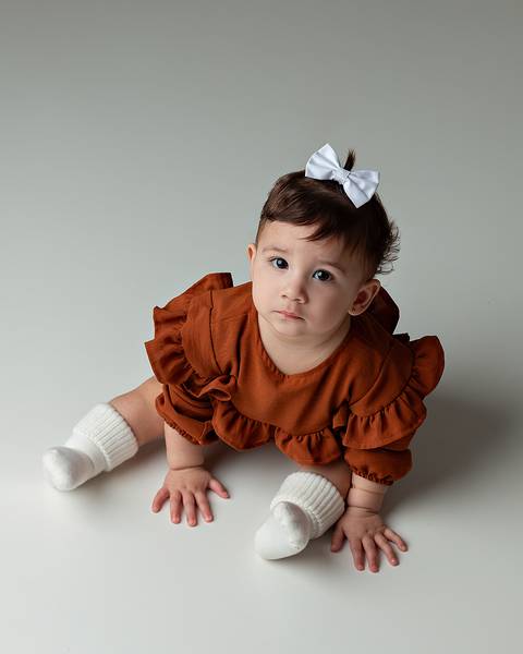 Ensaio de Acompanhamento do bebê em estúdio em natal/RN'