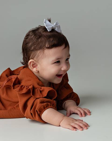 Ensaio de Acompanhamento do bebê em estúdio em natal/RN'