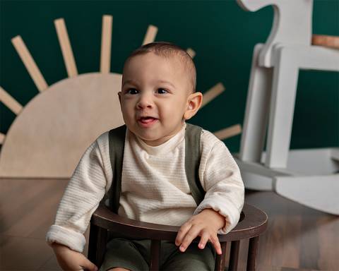Acompanhamento infantil em estúdio minimalista em Natal/RN'