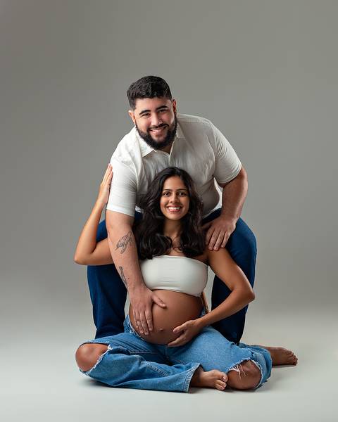 Ensaio de Gestante em estúdio em Natal/RN'