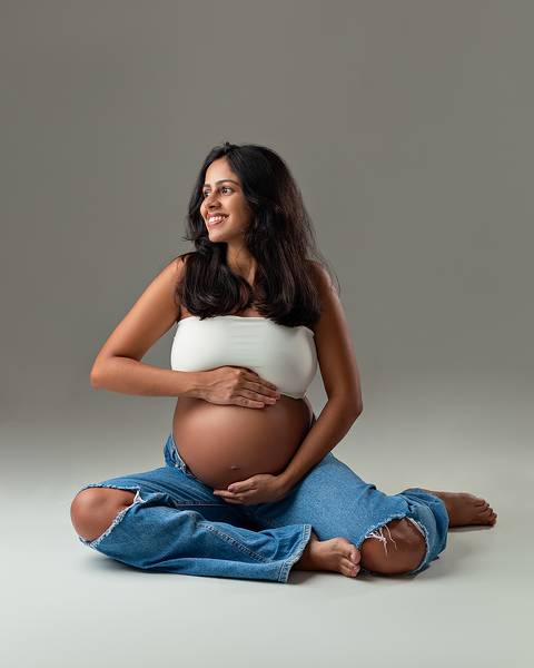 Ensaio de Gestante em estúdio em Natal/RN'