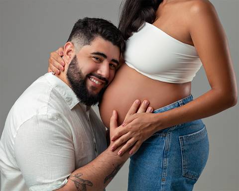 Ensaio de Gestante em estúdio em Natal/RN'