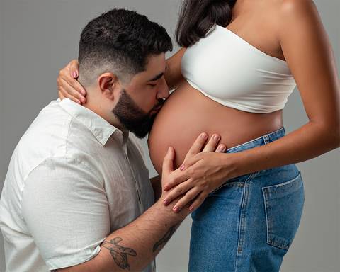 Ensaio de Gestante em estúdio em Natal/RN'