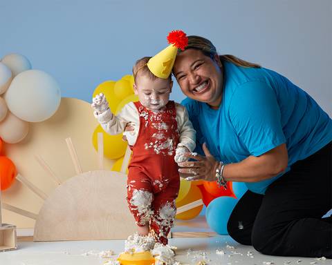 Smash The Cake em estúdio Amoradia Foto em Natal/RN'