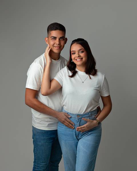 Ensaio de Revelação de Sexo em estúdio'