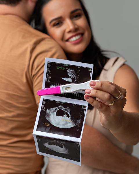 Revelação de Gravidez em estúdio'