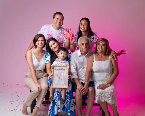 Revelação de Sexo do Bebê em estúdio'