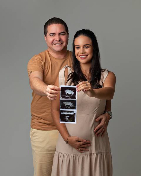 Revelação de Gravidez em estúdio'