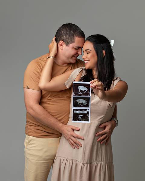 Revelação de Gravidez em estúdio'