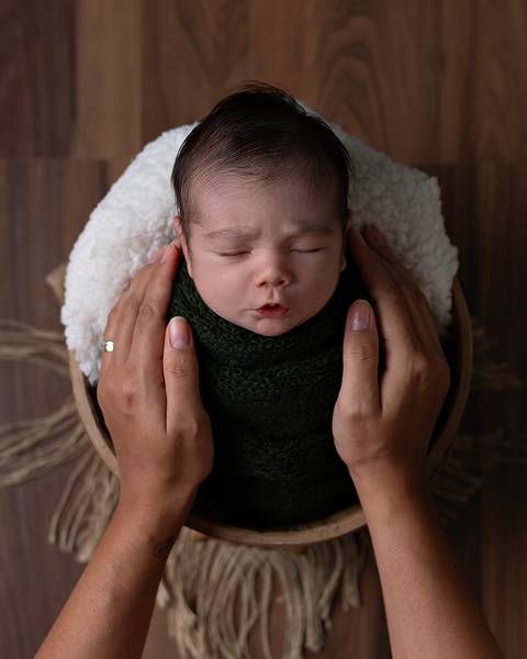 Ensaio Newborn em Estúdio em Natal'