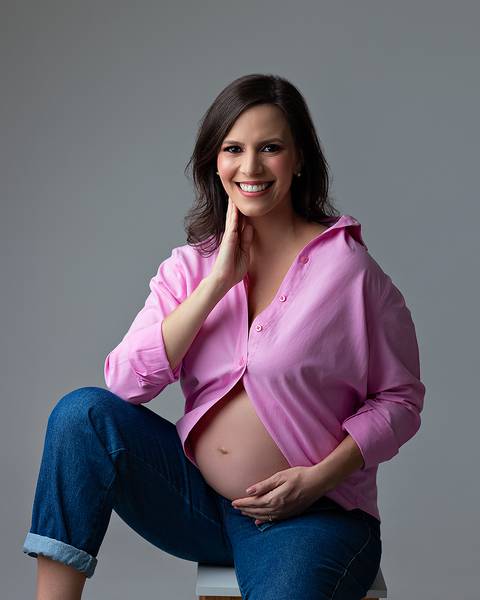 Ensaio de Gestante em estúdio em Natal/RN'